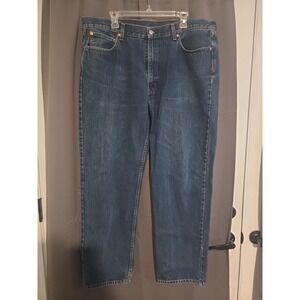 Levi Strauss 550 Relaxed Fit Blue Jeans, Men's 40x34 Denim Pants Casual Everyday